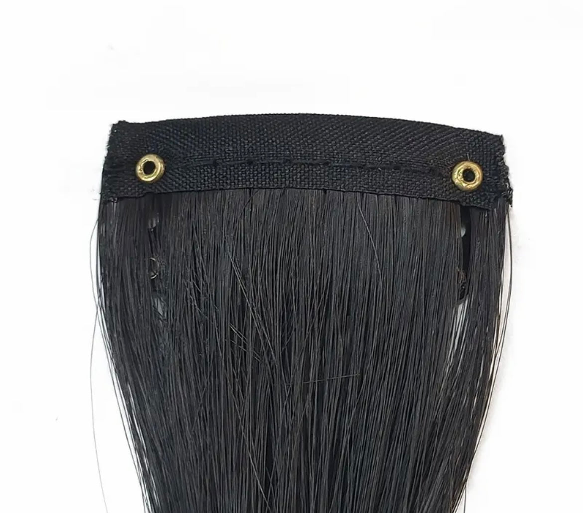 side way hair Clip-In Synthetic Bangs for Women