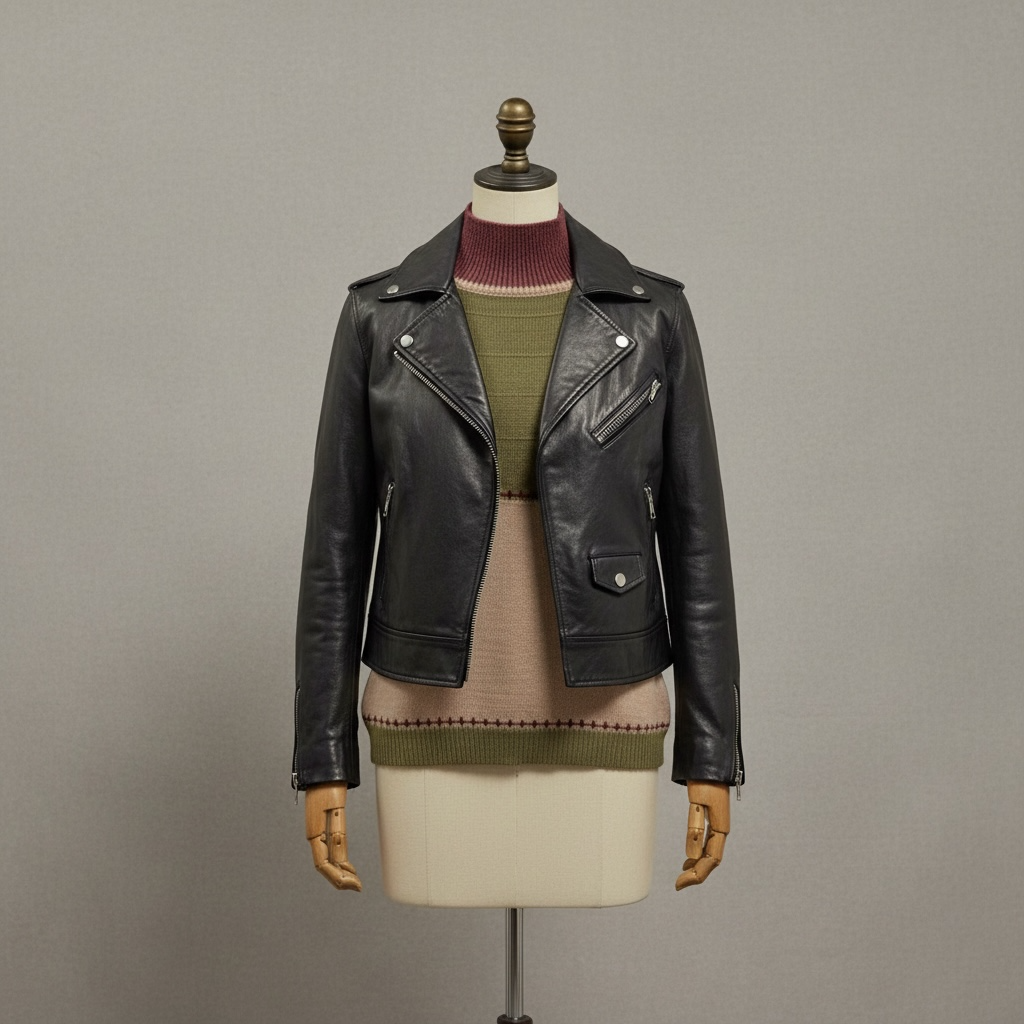 High neck long sleeve women sweater