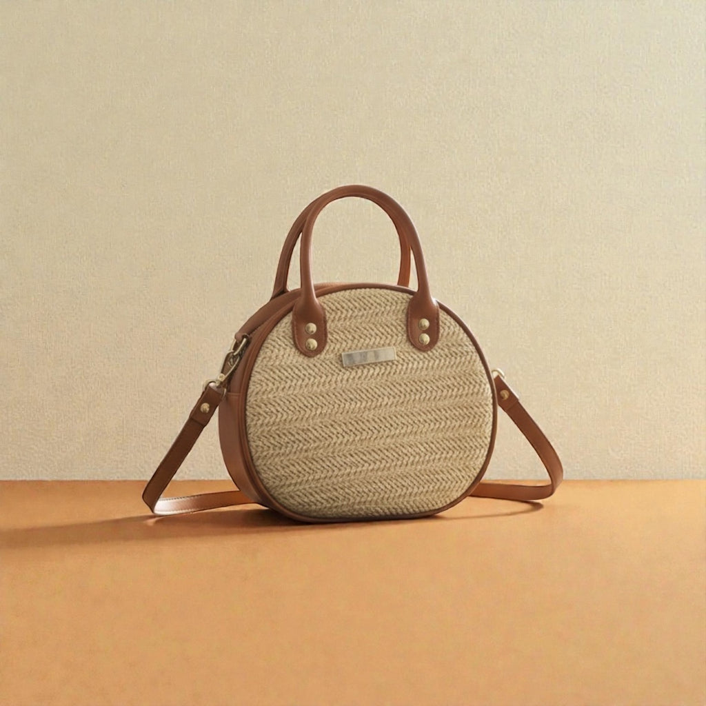 Body cross bag-brown