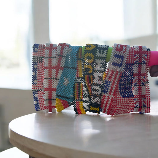 country beaded hand band-I piece