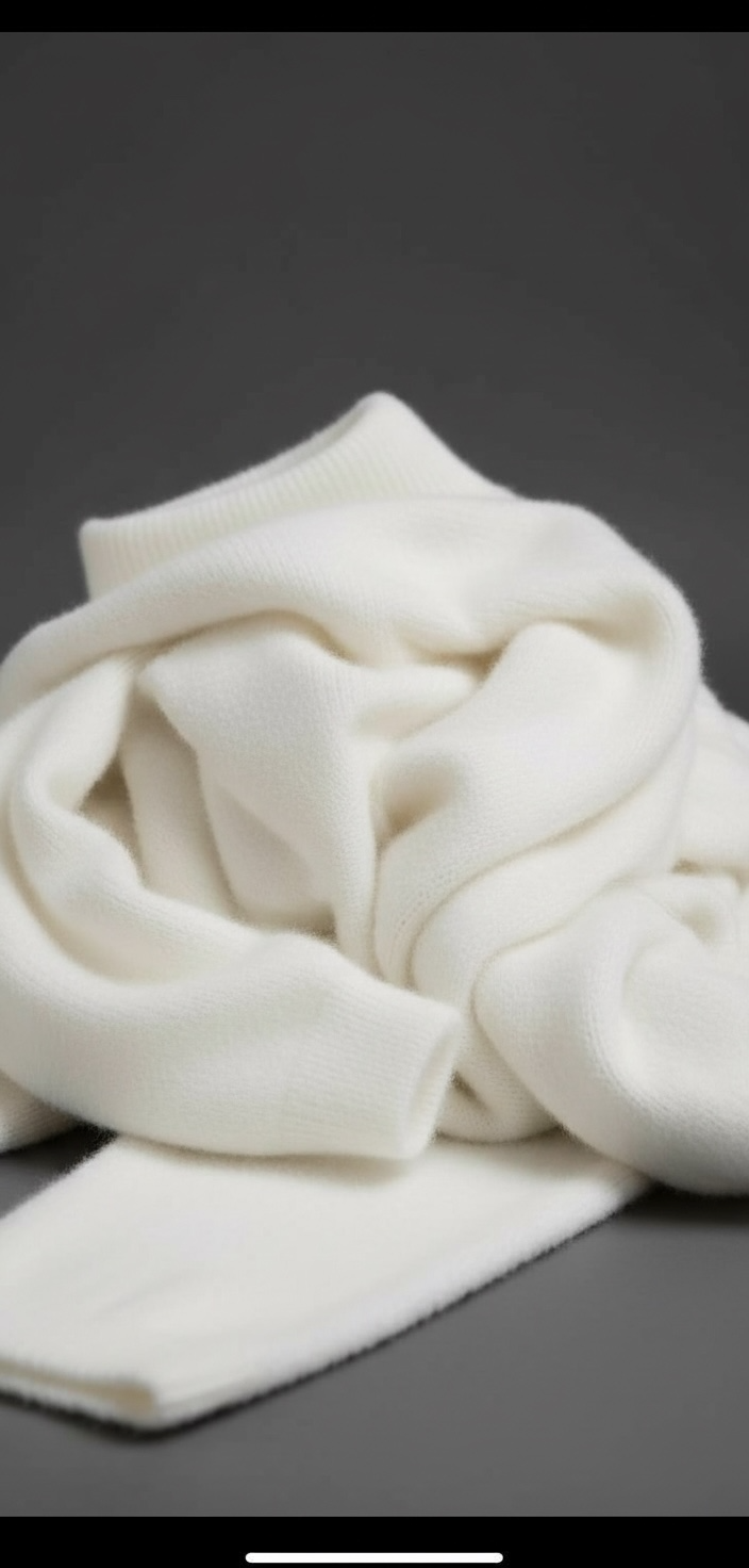 High neck women‘s pullover-Elegant white