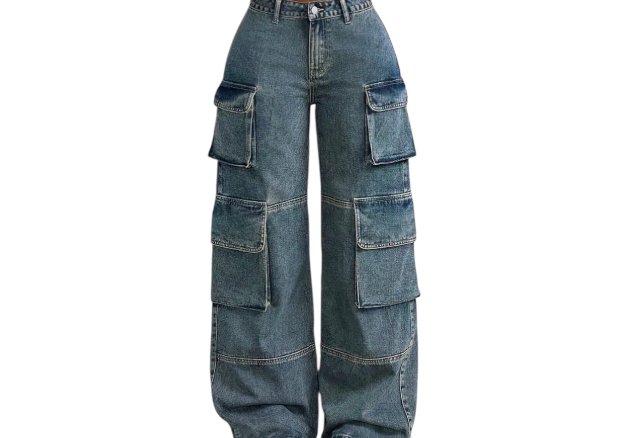 Cargo denim  women jeans