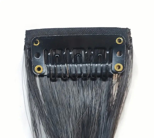 side way hair Clip-In Synthetic Bangs for Women