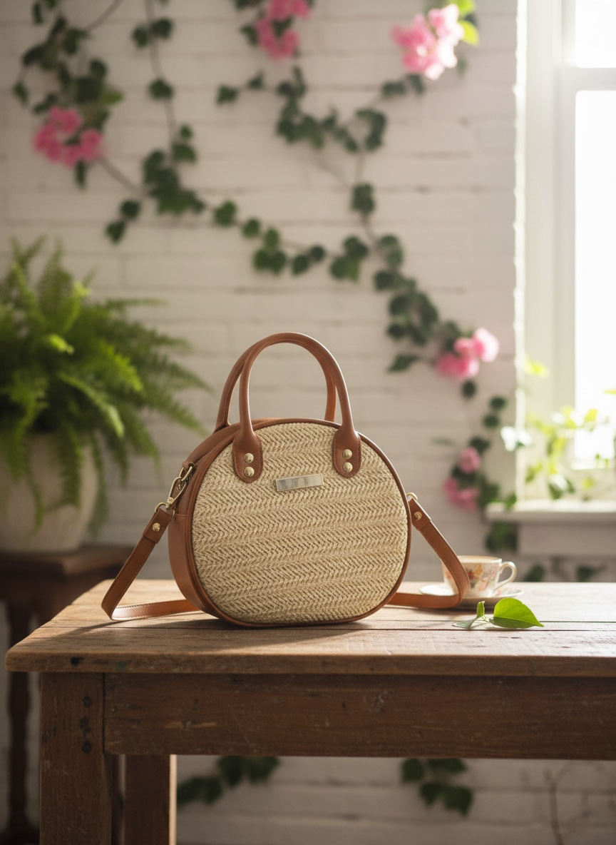 Body cross bag-brown