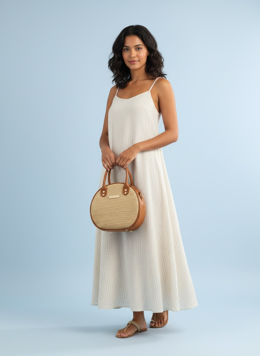 Body cross bag-brown