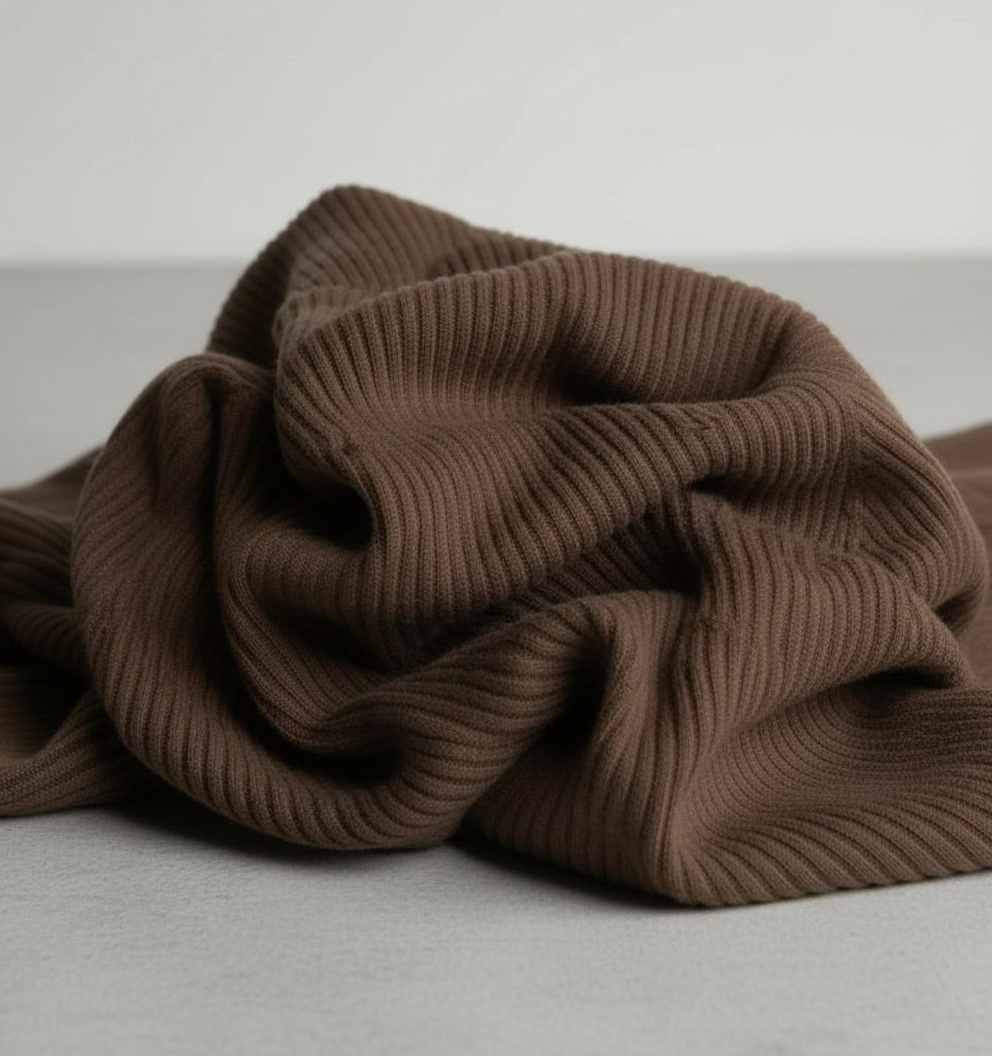 Turtleneck sweater-Brown