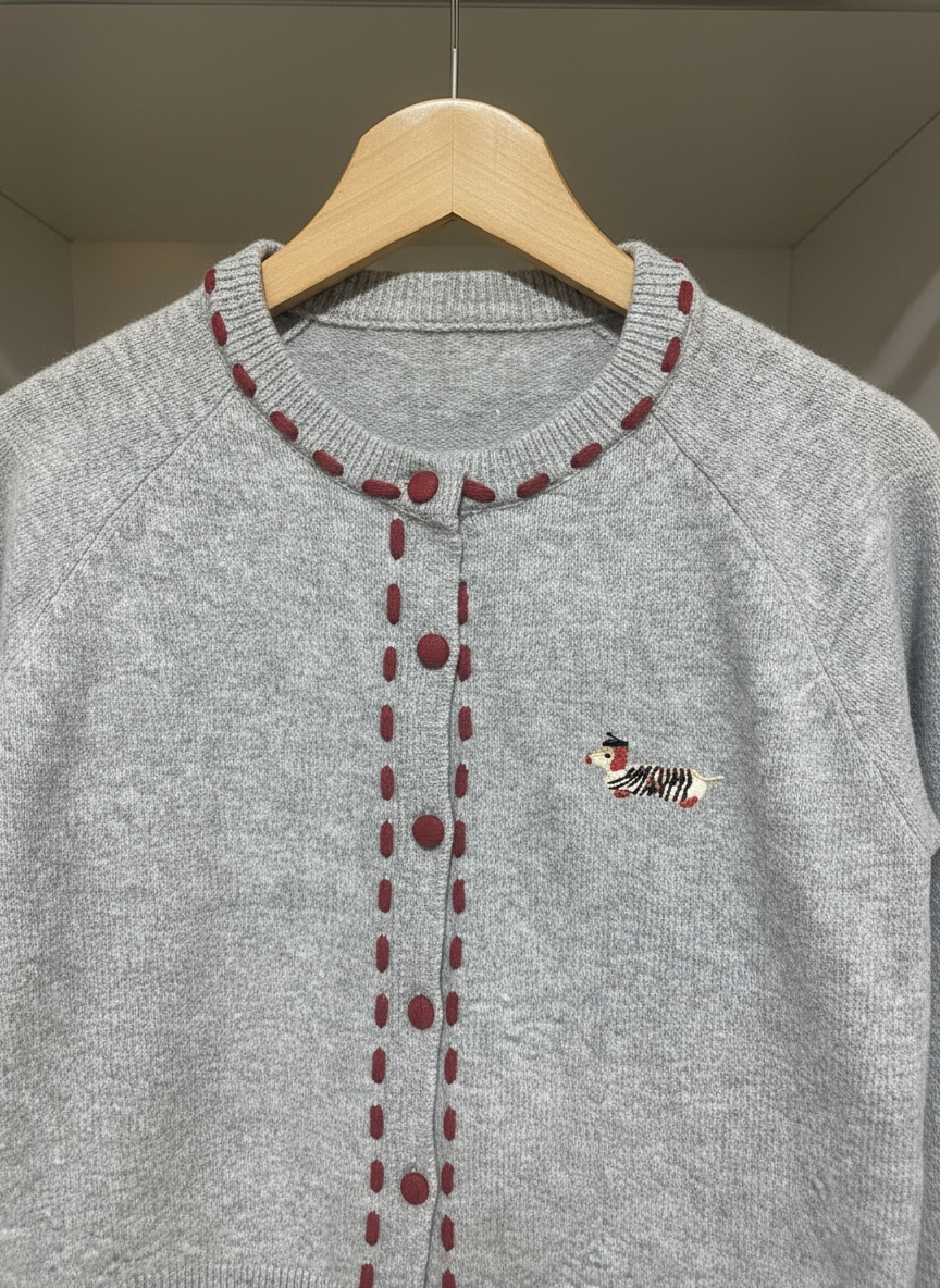 button up cardiga-grey