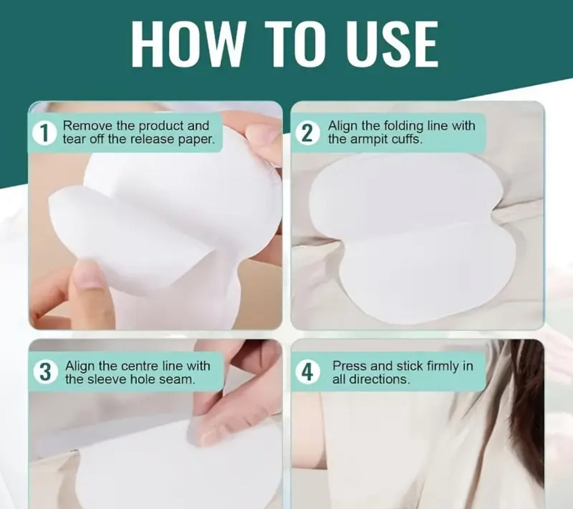 Armpit sweat pads